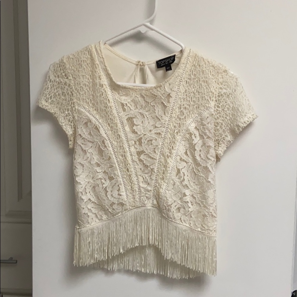 Crop top with lace!
